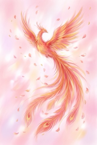 鳳凰と鶴の絵7枚|リビング・玄関に飾るアートとスマホ壁紙(絵は AI 生成)